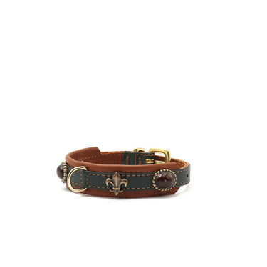Hundhalsband läder Mini Lord & Lady – Nappaläder för små hundar – Maul Ledermanufaktur