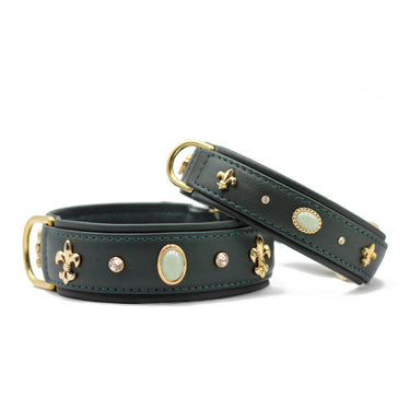 1 Hundhalsband läder Jade – Maul Ledermanufaktur