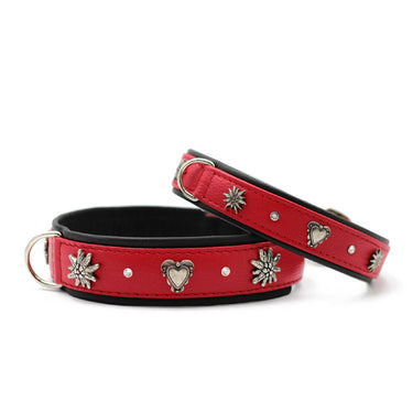 Hundhalsband läder Herzilein – Maul Ledermanufaktur