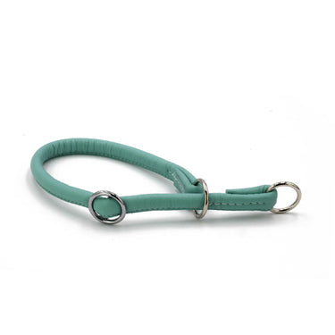 Hundhalsband läder Rundsytt Sunrise – Maul Ledermanufaktur