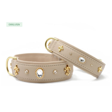 1 Hundhalsband läder Diamond – Maul Ledermanufaktur