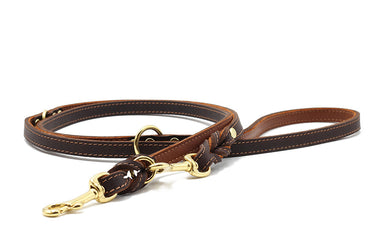 Hundkoppel läder Klassik Premium 200 cm – Maul Ledermanufaktur