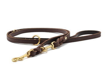 Hundkoppel läder Klassik Premium 200 cm – Maul Ledermanufaktur