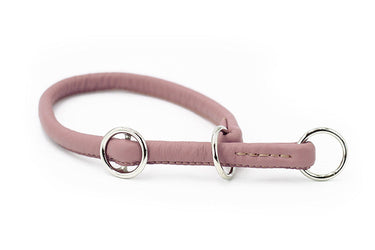 Hundhalsband läder Rundsytt Holi Color – Maul Ledermanufaktur