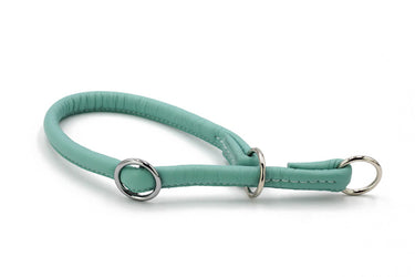 Hundhalsband läder läder Rundsytt Sunrise – Maul Ledermanufaktur