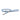 Rundsytt hundkoppel nappaläder Sunrise 200 cm – Ice Blue