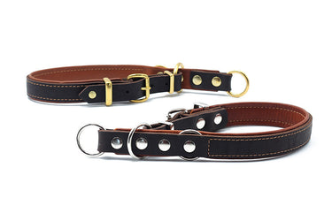 Hundhalsband läder läder Klassik Premium – Maul Ledermanufaktur
