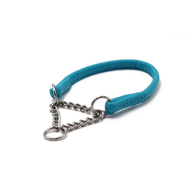 Hundhalsband läder halvstryp – Maul Ledermanufaktur