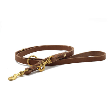 Hundkoppel läder Klassik 200 cm – Maul Ledermanufaktur