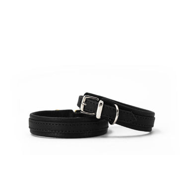 Hundhalsband läder Mini Klassik Soft i nappa – Maul Ledermanufaktur