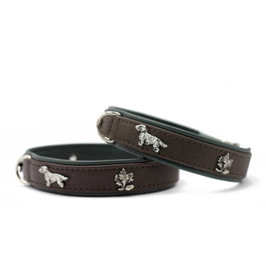 Hundhalsband läder Tax – Nappaläder med unika detaljer – Maul Ledermanufaktur