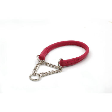 Hundhalsband läder halvstryp – Maul Ledermanufaktur