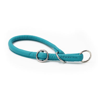 Hundhalsband läder rundsytt – Maul Ledermanufaktur