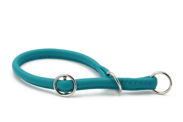 Hundhalsband läder Rundsytt Holi Color – Maul Ledermanufaktur