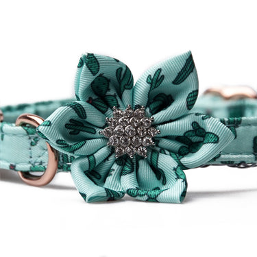 Hundhalsband Flower Cactus Mint
