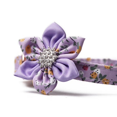 Hundhalsband Flower Lavender Lemon