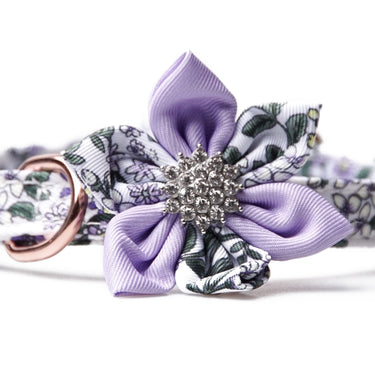 Hundhalsband Flower Violet Meadow