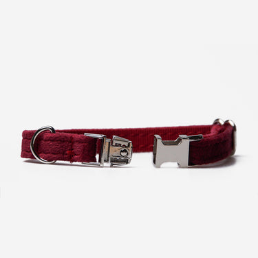 Hundhalsband Petit Soft Burgundy