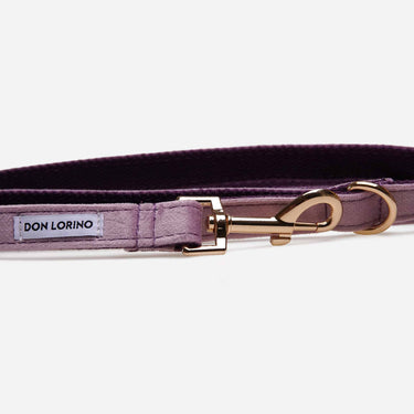 Hundkoppel Click Soft Lavendel 180cm Don Lorino