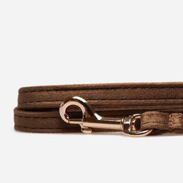Hundkoppel Petit Soft Brown 180cm Don Lorino