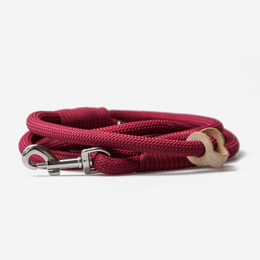 Hundkoppel Rope Burgundy 150cm