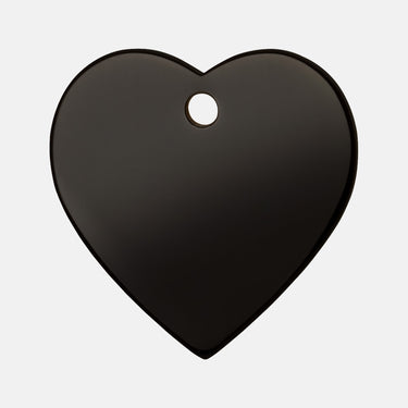 Namnbricka Gravyr Black Hjärta Don Lorino