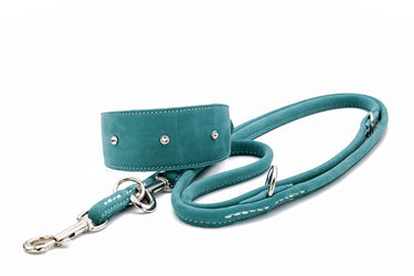 Hundhalsband läder Vinthund Diamond – Maul Ledermanufaktur