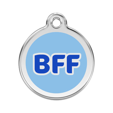 Namnbricka Gravyr BFF ljusblå