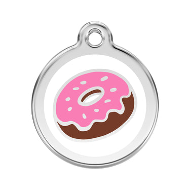 Namnbricka Gravyr Donut vit