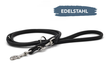 Hundkoppel läder Rundsytt 200 cm – Maul Ledermanufaktur