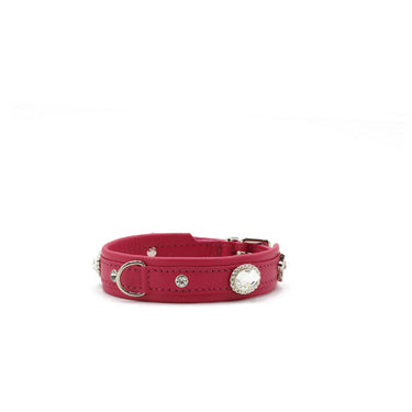 Hundhalsband läder Diamond Mini – Maul Ledermanufaktur