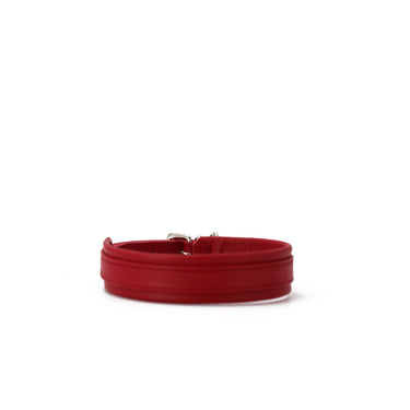 Hundhalsband läder Mini Klassik Soft i nappa – Maul Ledermanufaktur