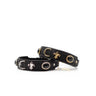 Hundhalsband läder Mini Dark Diamond – Maul Ledermanufaktur