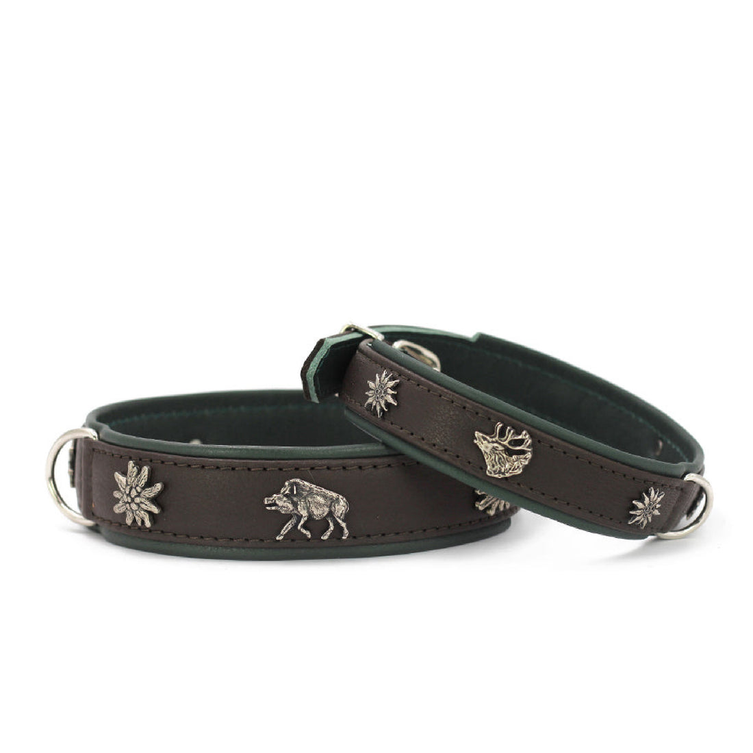 Hundhalsband läder Jaktlycka – Maul Ledermanufaktur