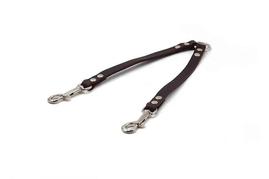 Läderprodukt läder Tvåhundarskoppel 30 cm – Maul Ledermanufaktur