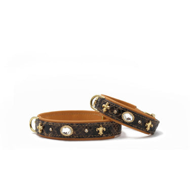Hundhalsband läder Sahara – Maul Ledermanufaktur