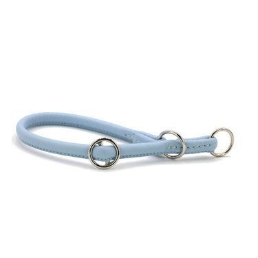 Hundhalsband läder Rundsytt Sunrise – Maul Ledermanufaktur