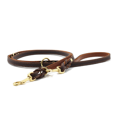 Hundkoppel läder Klassik Premium 200 cm – Maul Ledermanufaktur