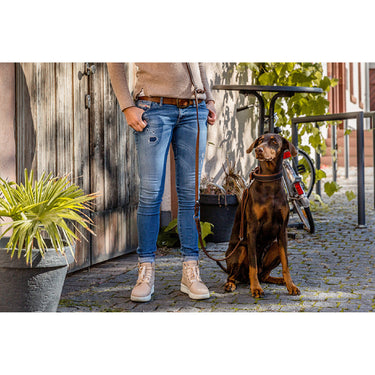 Hundkoppel läder Umhängeleine 300 cm – Maul Ledermanufaktur