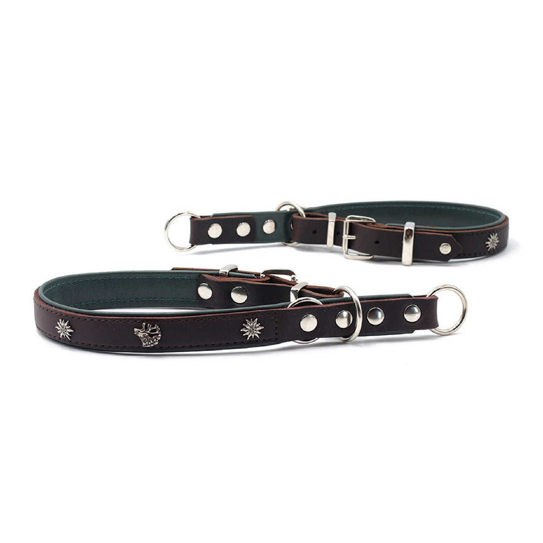 Hundhalsband läder Halvstryp Wilde Liebe – Maul Ledermanufaktur