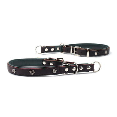 Hundhalsband läder Halvstryp Wilde Liebe – Maul Ledermanufaktur