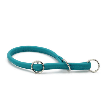 Hundhalsband läder Rundsytt Holi Color – Maul Ledermanufaktur