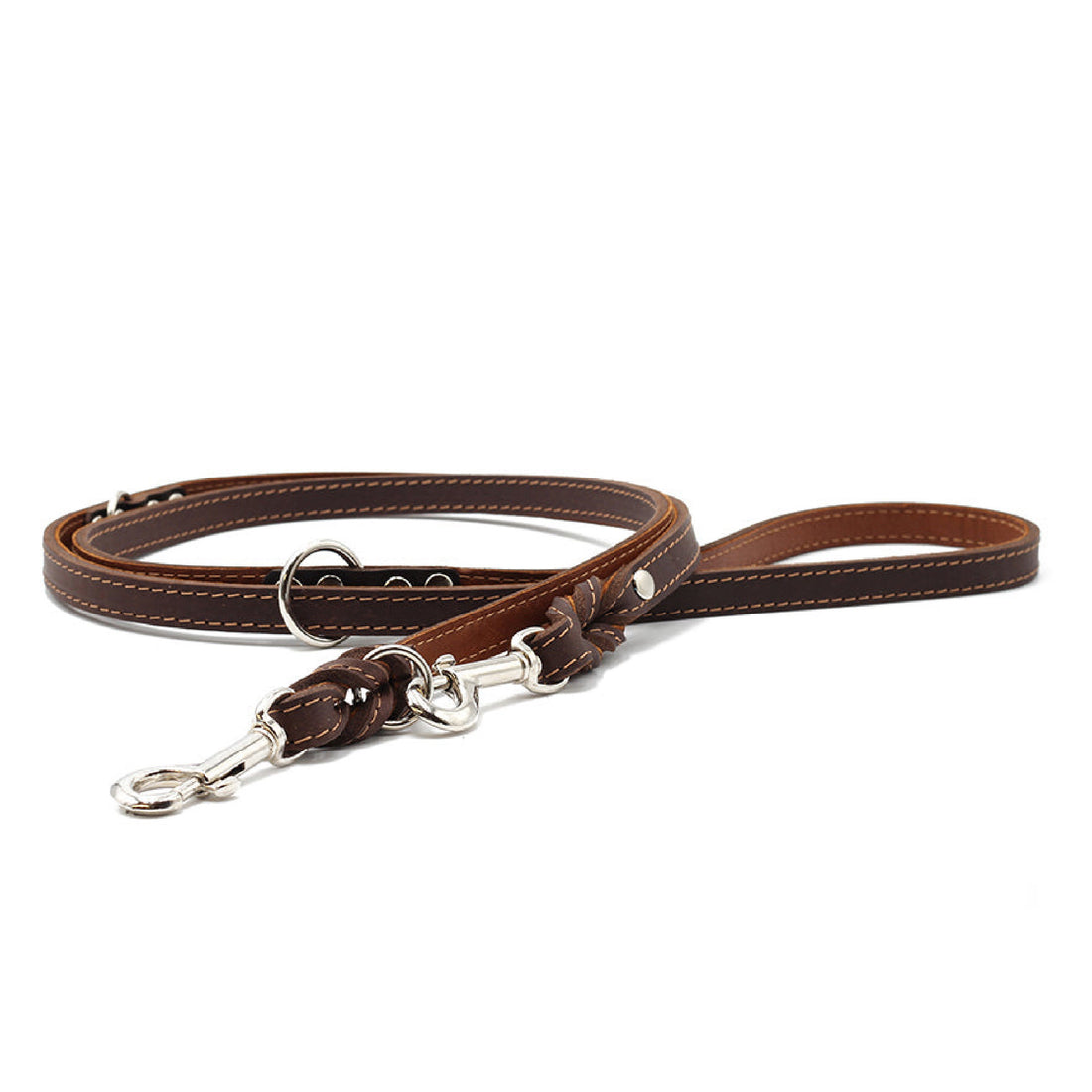 Hundkoppel läder Klassik Premium 200 cm – Maul Ledermanufaktur