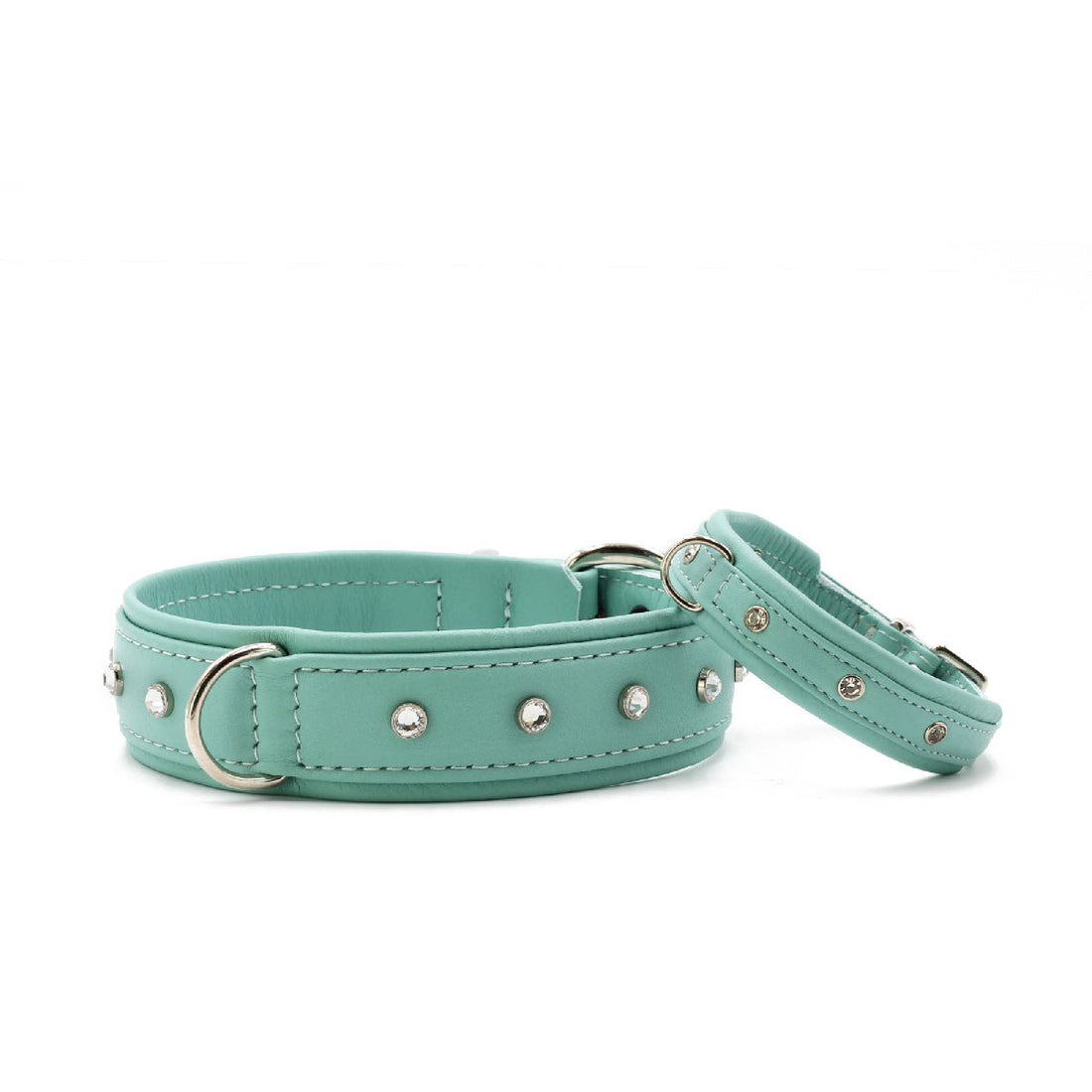 Hundhalsband läder Sunrise – Maul Ledermanufaktur
