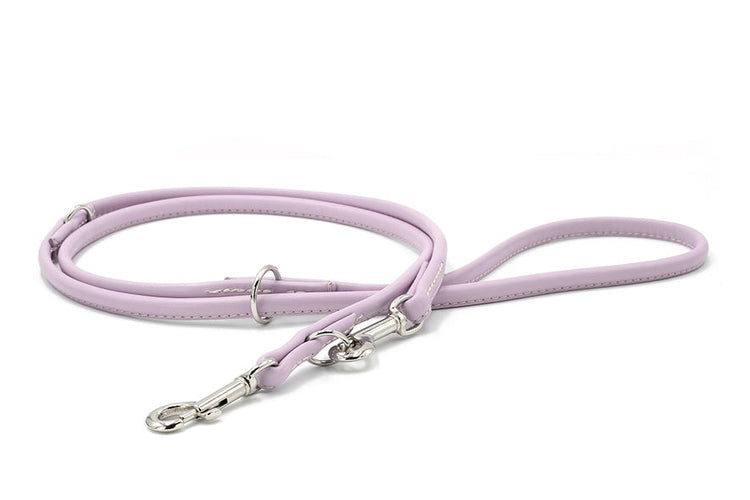 Dog Leash Leather Leather Round-Stitched Sunrise – Maul Ledermanufaktur