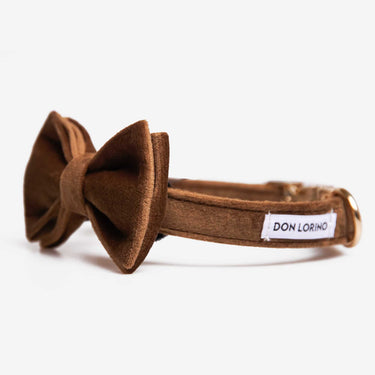 Hundhalsband Click Soft Brown Gold Don Lorino