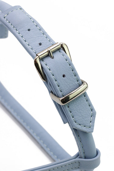 Hundsele läder Rundsytt Sunrise Ice Blue – Maul Ledermanufaktur