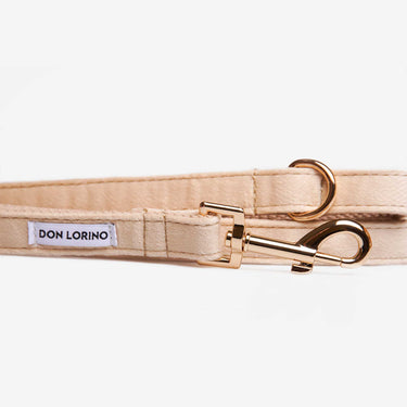 Hundkoppel Click Soft Champagne 180cm Don Lorino