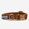 Hundhalsband Click Soft Brown Gold Don Lorino