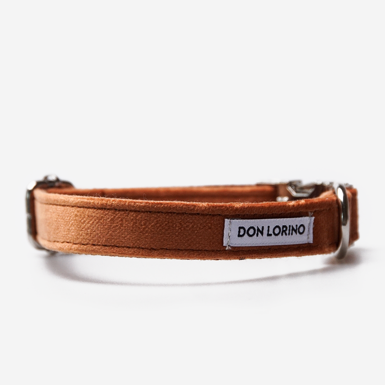 Hundhalsband Click Soft Caramel